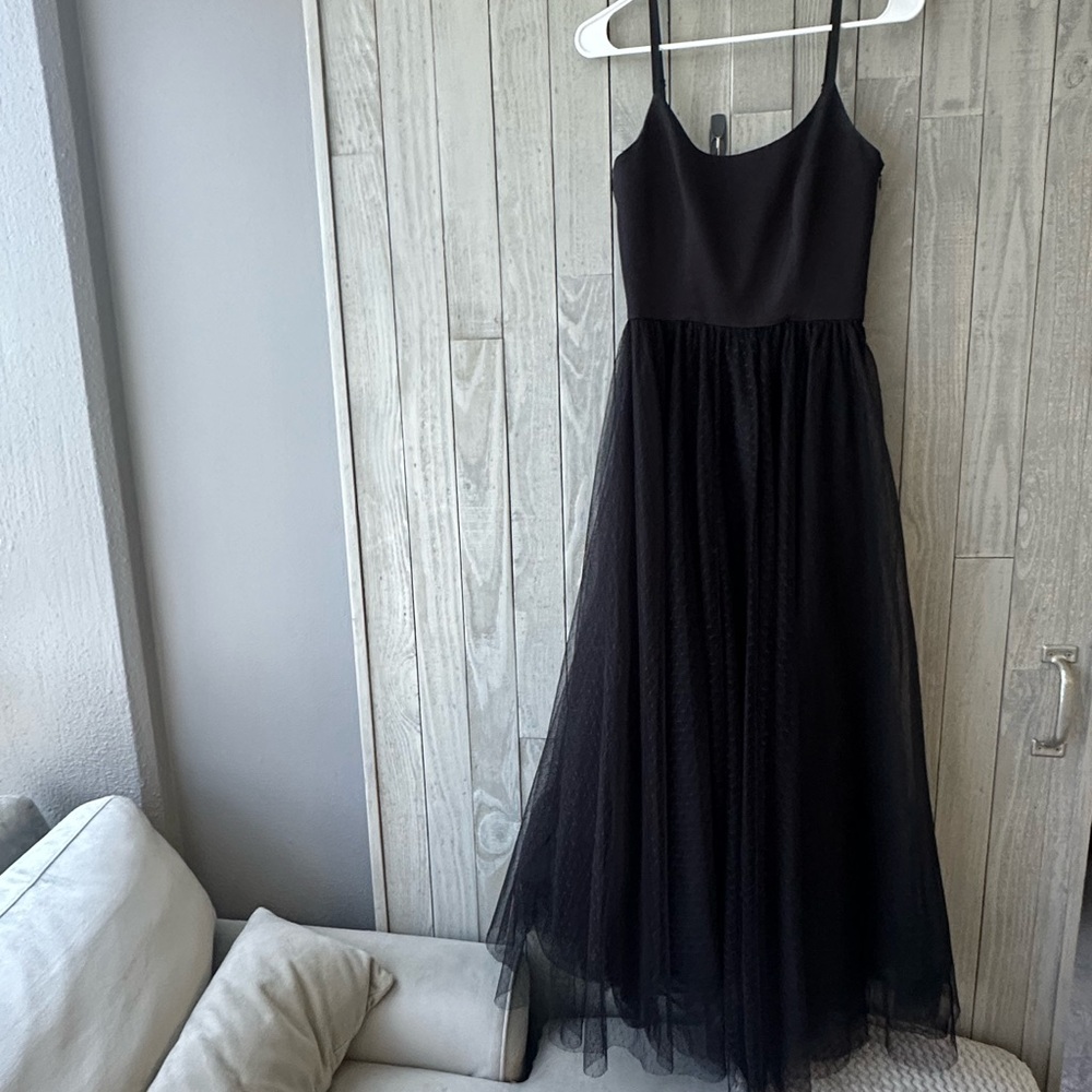 Hugo Buscati Elegant Black Maxi Dress